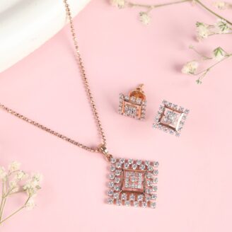 Timeless Radiance In Dazzling Designer Square Set