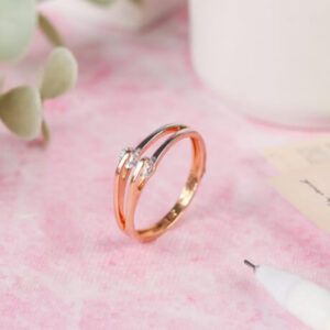 Unified Elegance Of Gold And White Precious Stones