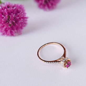 Royal Sparkling Ruby Ring