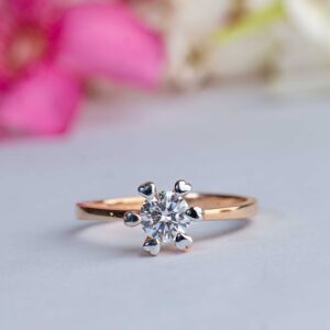 6 Prong Setting Solitaire Ring