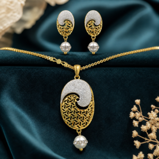 22KT-gold-pendant-set