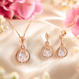 dancing-stones-gold-pendant-set