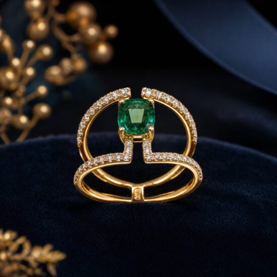 emeral-diamond-ring