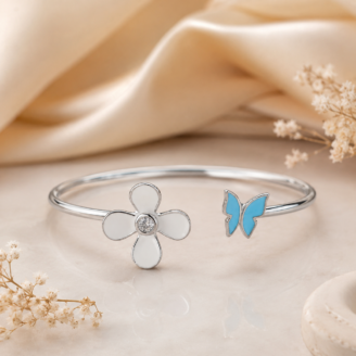 floral-blue-butterfly-bracelet