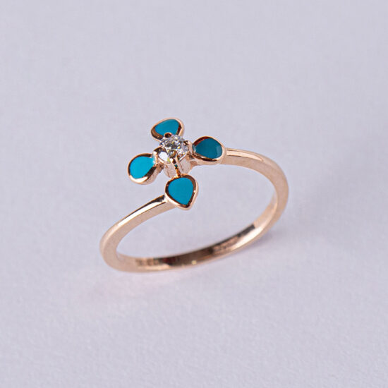 four-petal-meenakari-ring-top