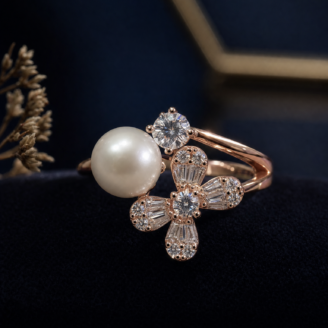 pearl-silver-ring-front