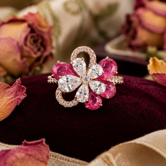 pink-stone-silver-ring-front