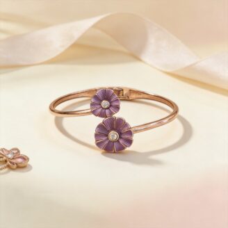 purple-floral-bracelet