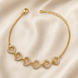 cute-hearts-silver-bracelets