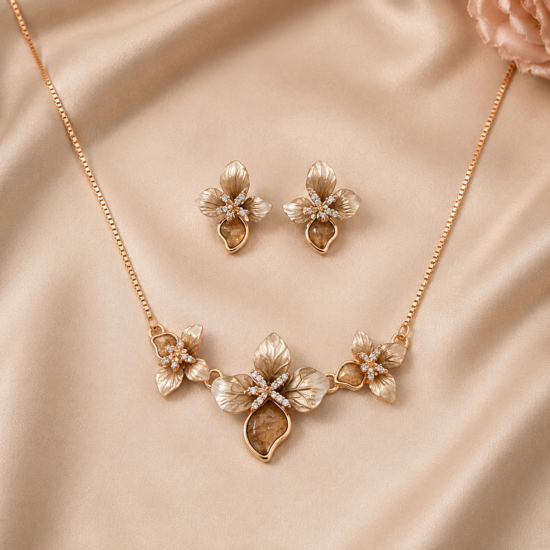 floral-shaded-silver-pendant-set