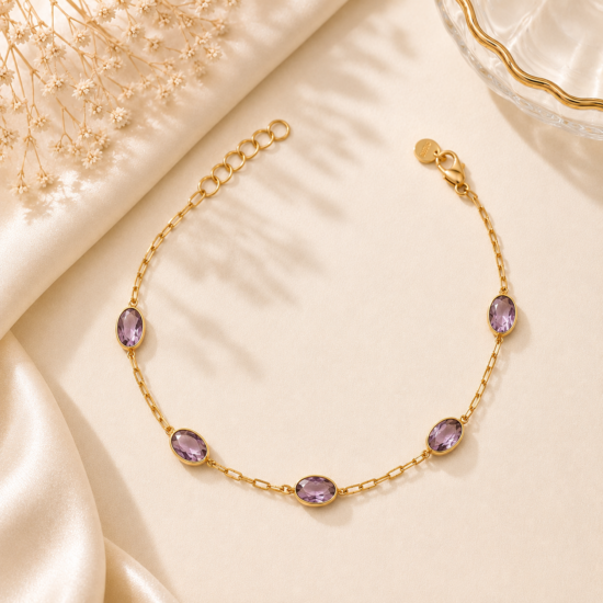 purple-oval-stone-bracelet-1