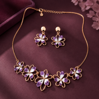 purple-silver-pendant-set