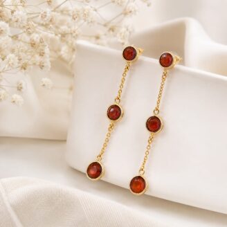 garnet-long-earrings