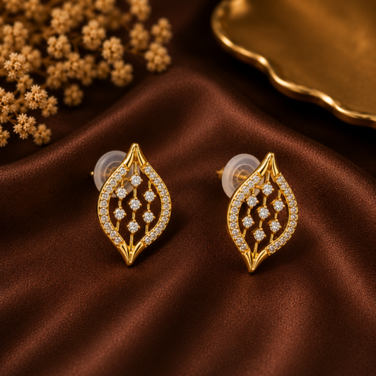 leaf-gold-earring