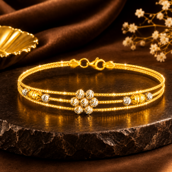 wire-bracelet-flower-motif