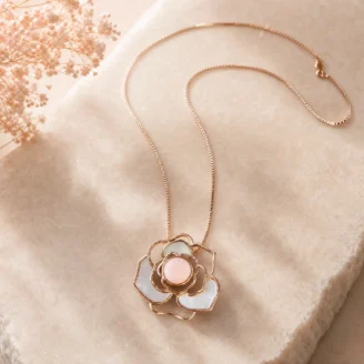 enamel-floral-silver-chain-pendant