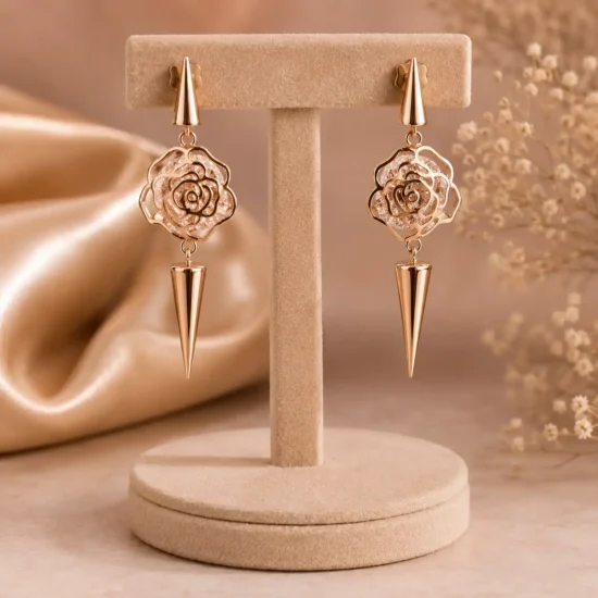rose-silver-danglers