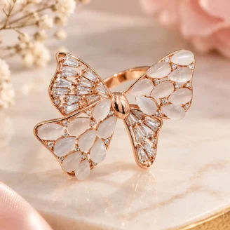 butterfly-silver-ring